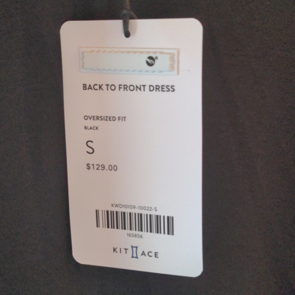 Kit and Ace - Black "Back to Front" midi dress - S - Picture 4 of 7